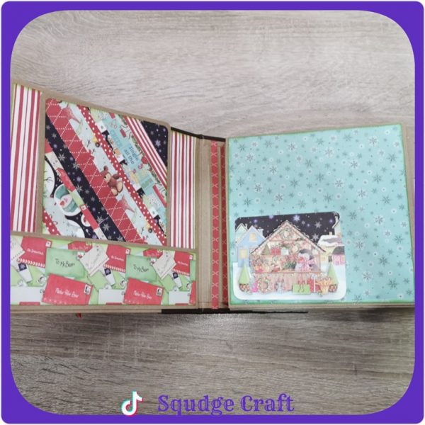 Christmas Village 6x6 Photo Album Image 2
