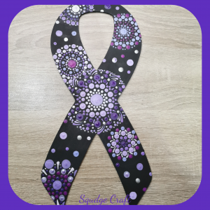 Awareness Ribbon Dot Art