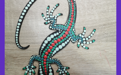 Lizard Dot Art