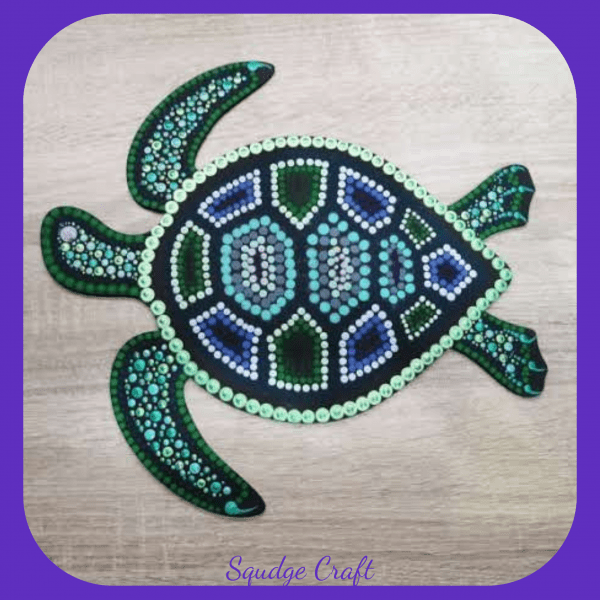 Turtle Dot Art