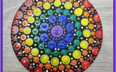 Pride Flag Dot Art