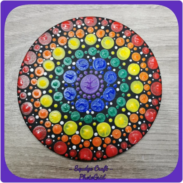 Pride Flag Dot Art