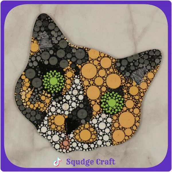 Cat Portrait Dot Art - Image 4