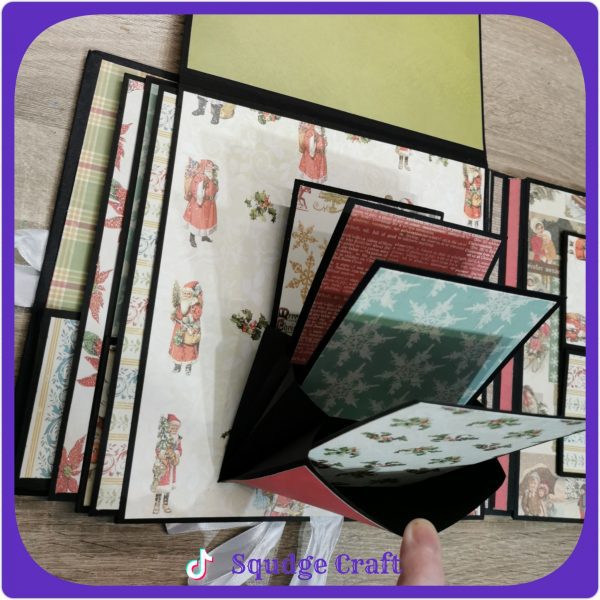 Vintage Christmas Village 8x8 Photo Album - Image 11
